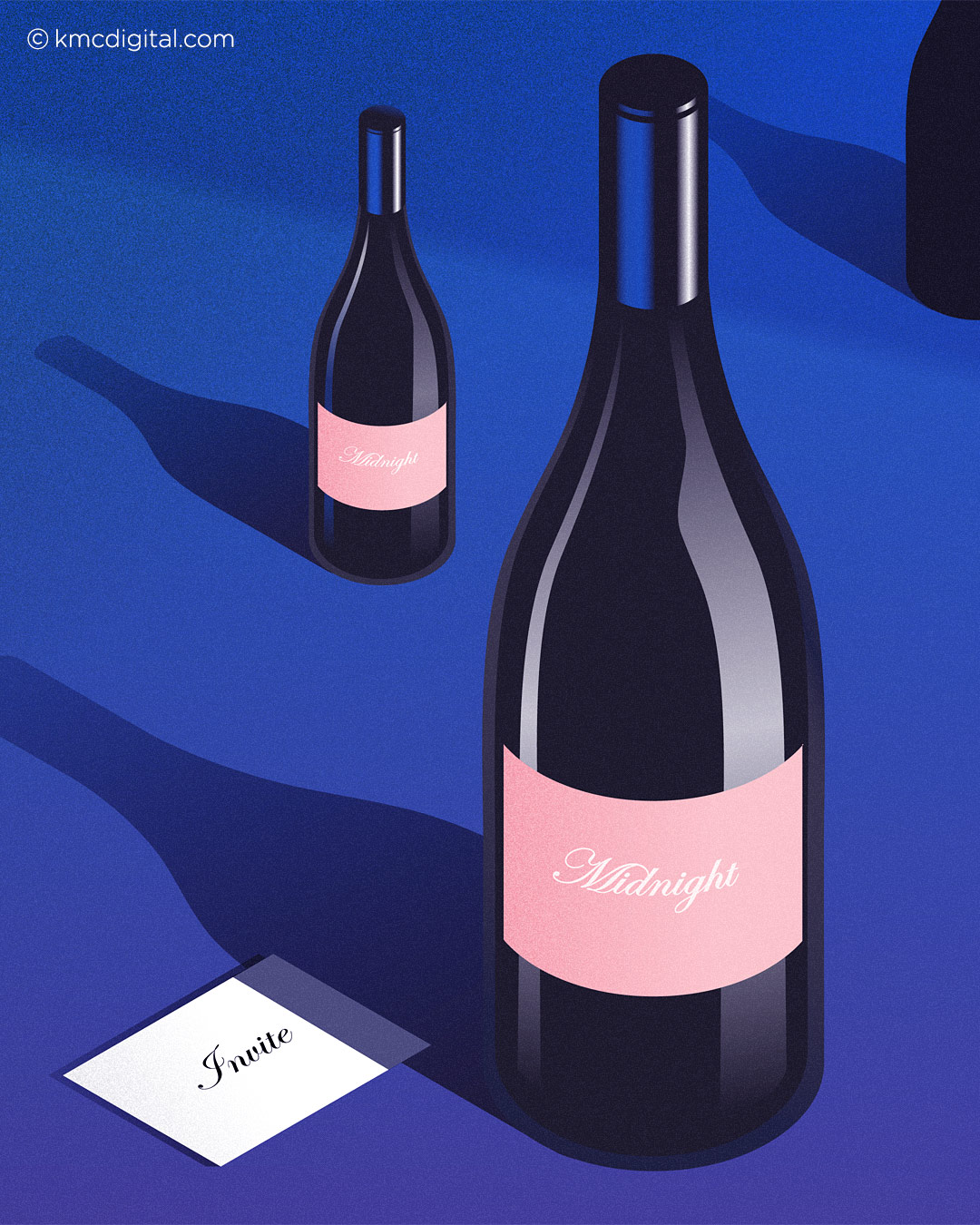 Illustration Midnight Invite